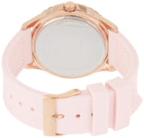 Guess Sparkling Diamonds Pink Dial Pink Rubber Strap Watch for Women - W0032L9 Authentic Buy Shop Now