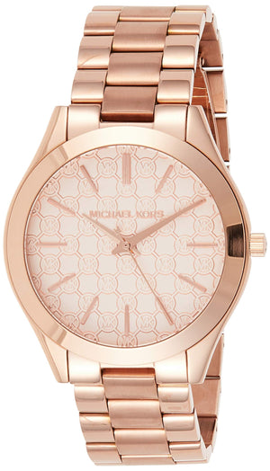 Michael Kors Runway Rose Gold Dial Rose Gold Steel Strap Watch for Women - MK3336 Authentic Buy Shop Now