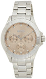 Hugo Boss Premiere Rose Gold Dial Silver Steel Strap Watch for Women - 1502444 Authentic Buy Shop Now