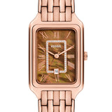 Fossil Raquel Three Hand Date Brown Dial Rose Gold Steel Strap Watch For Women - ES5323 Authentic Buy Shop Now