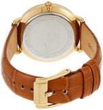 Michael Kors Jaryn Quartz Gold Dial Brown Leather Strap Watch For Women - MK2496 Authentic Buy Shop Now
