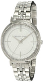 Michael Kors Cinthia White Mother of Pearl Dial Silver Steel Strap Watch for Women for Women - MK3641 Authentic Buy Shop Now