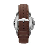 Fossil Grant Chronograph Black Dial Brown Leather Strap Watch for Men - FS4813 Authentic Buy Shop Now