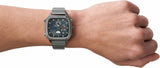 Fossil Retro Analog-Digital Black Dial Grey Steel Strap Watch for Men - FS5892 Authentic Buy Shop Now