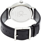 Calvin Klein Surround Black Dial Black Leather Strap Watch for Men - K3W211C1 Authentic Buy Shop Now