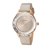 Swarovski Octea Nova Grey Dial Grey Leather Strap Watch for Women - 5295326 Authentic Buy Shop Now