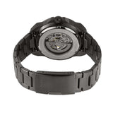 Fossil Bronson Automatic Skeleton Black Dial Grey Steel Strap Watch for Men - ME3218 Authentic Buy Shop Now
