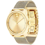 Movado Bold Diamonds Gold Dial Gold Mesh Bracelet Watch For Men - 3600460 Authentic Buy Shop Now