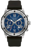 Bulova Marine Star Blue Dial Black Silicone Strap Watch for Men - 98B258 Authentic Buy Shop Now