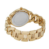 Michael Kors Runway Three-Hand White Dial Gold Steel Strap Watch for Women - MK7472 Authentic Buy Shop Now