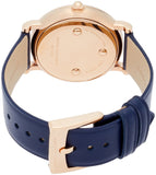 Marc Jacobs Roxy Navy Blue Dial Blue Leather Strap Watch for Women - MJ1534 Authentic Buy Shop Now