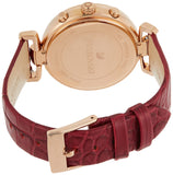 Swarovski Era Journey Red Dial Red Leather Strap Watch for Women - 5416701 Authentic Buy Shop Now