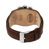 Fossil Coachman Chronograph Black Dial Brown Leather Strap Watch for Men - CH2891 Authentic Buy Shop Now