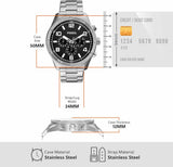 Fossil Brox Multifunction Black Dial Silver Steel Strap Watch for Women - BQ2797 Authentic Buy Shop Now