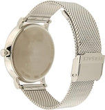 Versace V-Circle Silver Dial Silver Mesh Bracelet Watch for Men - VBQ060017 Authentic Buy Shop Now