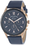 Fossil Forrester Chronograph Blue Dial Blue Leather Strap Watch for Men - FS5814 Authentic Buy Shop Now