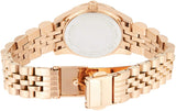 Michael Kors Lexington Quartz White Dial Rose Gold Steel Strap Watch For Women - MK3230 Authentic Buy Shop Now