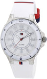 Tommy Hilfiger White Dial White Rubber Strap Watch for Women - 1781271 Authentic Buy Shop Now