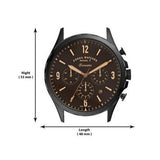 Fossil Forrester Chronograph Black Dial Brown Leather Strap Watch for Men - FS5608 Authentic Buy Shop Now