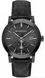 Burberry The City Black Dial Black Leather Strap Watch for Men - BU9906 Authentic Buy Shop Now