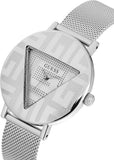 Guess Iconic Quartz Silver Dial Silver Mesh Bracelet Watch For Women - GW0527L1 Authentic Buy Shop Now
