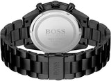 Hugo Boss Pilot Edition Chronograph Black Dial Black Steel Strap Watch for Men - 1513854 Authentic Buy Shop Now
