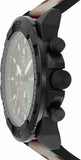 Fossil Bronson Chronograph Black Dial Brown Leather Strap Watch for Men - FS5856 Authentic Buy Shop Now
