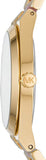 Michael Kors Channing Quartz Mother of Pearl Pink Dial Two Tone Steel Strap Watch For Women - MK6650 Authentic Buy Shop Now
