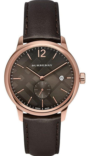 Burberry The Classic Brown Dial Brown Leather Strap Watch for Men - BU10012 Authentic Buy Shop Now
