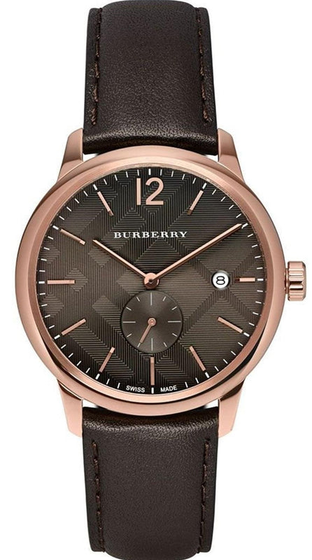 Burberry The Classic Brown Dial Brown Leather Strap Watch for Men - BU10012 Authentic Buy Shop Now