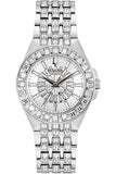 Bulova Phantom Crystal Silver Dial Silver Steel Strap Watch for Men - 96A236 Authentic Buy Shop Now