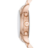 Michael Kors Cooper Rose Gold Rose Gold Steel Strap Watch for Women - MK6275 Authentic Buy Shop Now