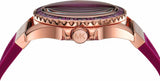 Michael Kors Everest Pave Crystals Pink Dial Pink Rubber Strap Watch for Women - MK7441 Authentic Buy Shop Now