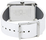 Calvin Klein Window White Dial White Leather Strap Watch for Men - K2M21120 Authentic Buy Shop Now