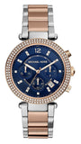 Michael Kors Parker Blue Dial Two Tone Steel Strap Watch for Women - MK6141 Authentic Buy Shop Now