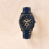 Fossil Machine Chronograph Black Dial Two Tone Steel Strap Watch for Men - FS5164 Authentic Buy Shop Now