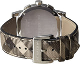 Burberry The City Beige Dial Chequered Brown Leather Strap Watch for Women - BU9029 Authentic Buy Shop Now