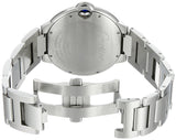 Cartier Ballon Bleu de Cartier Black Dial Silver Steel Strap Watch for Men - W6920042 Authentic Buy Shop Now