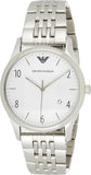 Emporio Armani Classic Silver Dial Silver Steel Strap Watch For Men - AR1867 Authentic Buy Shop Now