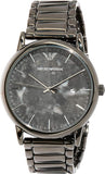 Emporio Armani Luigi Analog Grey Dial Grey Steel Strap Watch For Men - AR11155 Authentic Buy Shop Now