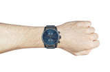 Hugo Boss Skymaster Chronograph Blue Dial Blue Mesh Bracelet Watch for Men - 1513836 Authentic Buy Shop Now