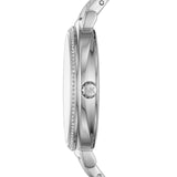 Michael Kors Cinthia White Mother of Pearl Dial Silver Steel Strap Watch for Women for Women - MK3641 Authentic Buy Shop Now