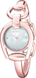 Gucci Horsebit Collection Diamonds Mother of Pearl Dial Rose Gold Steel Strap Watch For Women - YA139508 Authentic Buy Shop Now