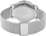 Calvin Klein City Chronograph White Dial Silver Mesh Bracelet Watch for Men - K2G2G126 Authentic Buy Shop Now