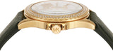 Michael Kors Mini Everest Crystals White Dial Green Leather Strap Watch for Women - MK4720 Authentic Buy Shop Now