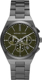 Michael Kors Lennox Chronograph Black Dial Black Steel Strap Watch For Men - MK9146 Authentic Buy Shop Now