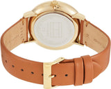Tommy Hilfiger Jenna Quartz White Dial Brown Leather Strap Watch for Women - 1782073 Authentic Buy Shop Now