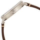 Fossil The Commuter White Dial Brown Leather Strap Watch for Men - FS5275 Authentic Buy Shop Now