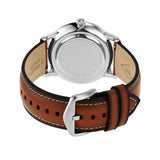 Fossil Neutra Minimalist Moonphase Blue Dial Brown Leather Strap Watch for Men - FS5903 Authentic Buy Shop Now