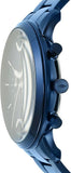 Fossil Neutra Chronograph Blue Dial Blue Steel Strap Watch for Men - FS5826 Authentic Buy Shop Now
